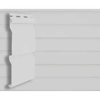 Сайдинг виниловый Artens Брус 3 м Белый 0.609 м