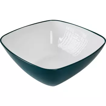 Салатник Duo Bright 2 л квадратный пластик цвет хвоя