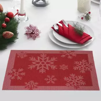 Салфетка 30x45 см Санта красная