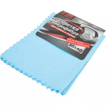 Салфетка для стекол Fox Chemie микрофибра 400x300 мм