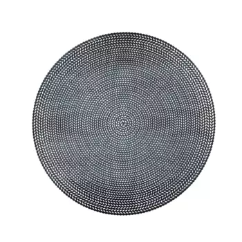 Салфетка под столовые приборы Vidage 38 см круглая ПВХ цвет черный