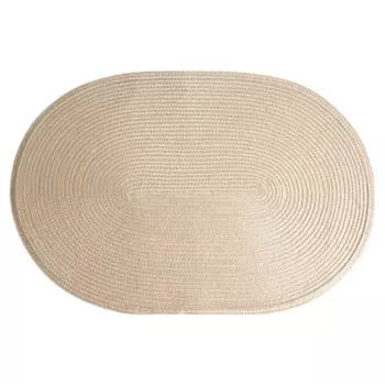 Салфетка под столовые приборы Vidage 45x30 см овальная полипропилен цвет бежевый