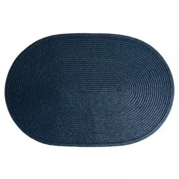 Салфетка под столовые приборы Vidage 45x30 см овальная полипропилен цвет синий