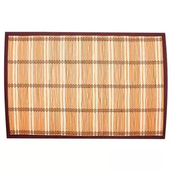 Салфетка сервировочная «Бамбук-3», 30х45 см, цвет коричневый