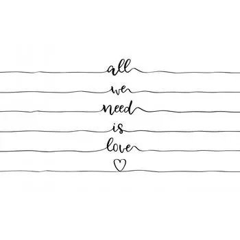 Салфетка сервировочная «Каллиграфия» 26x41 см черно-белая