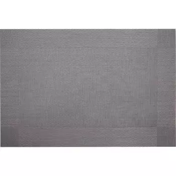 Салфетка сервировочная Квадрэ 2 30x45 см ПВХ цвет серый