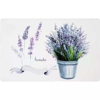 Салфетка сервировочная «Лаура» 26x41 см белая/синяя