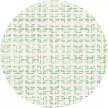 Салфетка сервировочная «Омела» круг 36 см салатовая