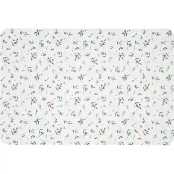 Салфетка-скатерть Карамук 60x90 см белая/зеленая/красная