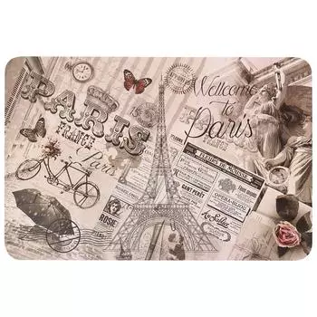 Салфетка-скатерть Романтика 60x90 см прямоугольная ПВХ цвет бежевый