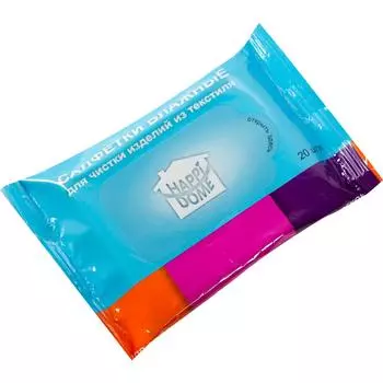 Салфетки влажные для чистки текстиля, 20 шт