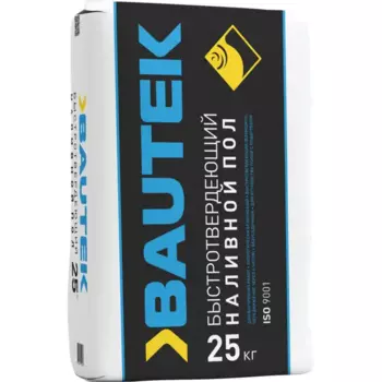 Быстротвердеющий наливной пол Bautek 25 кг