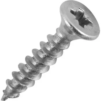 Саморезы для дерева нержавеющая сталь 3x16, 15 шт.