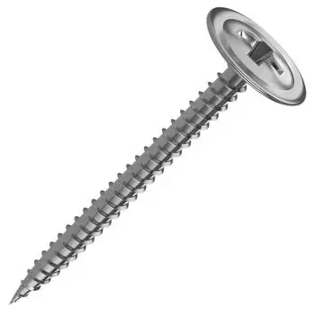 Саморезы для металла с пресс-шайбой STANDERS 4.2x75 оцинкованные, 4 шт.