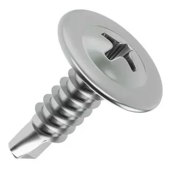 Саморезы для металла с пресс-шайбой STANDERS сверлоконечные оцинкованные 4.2x13, 25 шт.