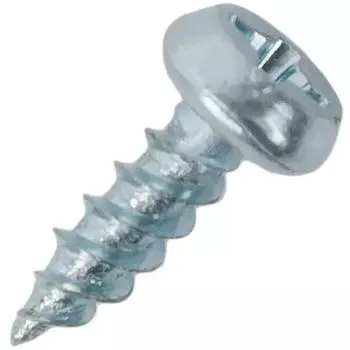 Саморезы по металлу Standers полуцилиндрические острые оцинкованные 3.5x11 1500 шт.