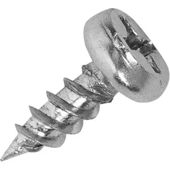 Саморезы универсальные Standers потайные острые оцинкованные 3.5x9.5 1500 шт