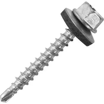 Саморезы кровельные оцинкованные 4.8x35 на вес (около 204 шт./кг)