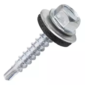 Саморезы кровельные по дереву Dilwis с пресс-шайбой со сверлом 4.8x29 мм 100 шт.