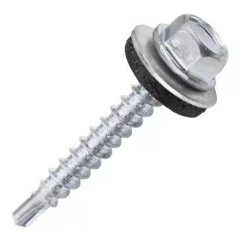 Саморезы кровельные по дереву Dilwis с пресс-шайбой со сверлом 4.8x35 мм 80 шт.