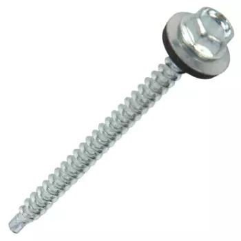 Саморезы кровельные по дереву Dilwis с пресс-шайбой со сверлом 4.8x64 мм 50 шт.