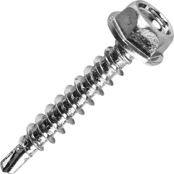 Саморезы кровельные по дереву с пресс-шайбой оцинкованные 4.8x29 80 шт.