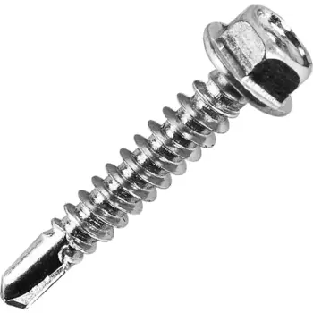 Саморезы кровельные по дереву с пресс-шайбой 5.5x32 6 шт.