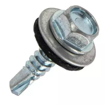 Саморезы кровельные по металлу с пресс-шайбой 4.8x19 мм 10 шт.