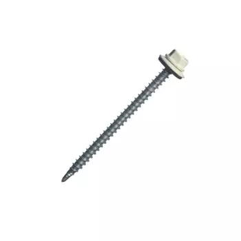 Саморезы кровельные по металлу с пресс-шайбой оцинкованные 4.8x70 100 шт