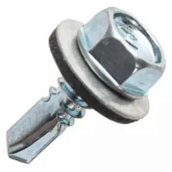 Саморезы кровельные по металлу с пресс-шайбой 6.3x19 100 шт.