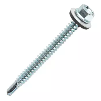 Саморезы кровельные по металлу с пресс-шайбой 5.5x64 40 шт.