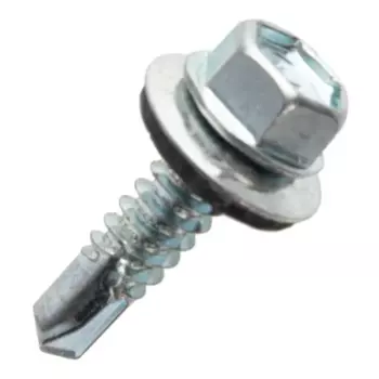 Саморезы кровельные по металлу с пресс-шайбой 6.3x25 80 шт.