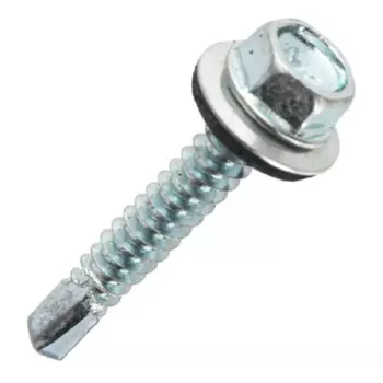 Саморезы кровельные по металлу с пресс-шайбой 6.3x38 50 шт.