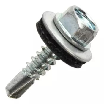 Саморезы кровельные по металлу с пресс-шайбой 4.8x19 100 шт.