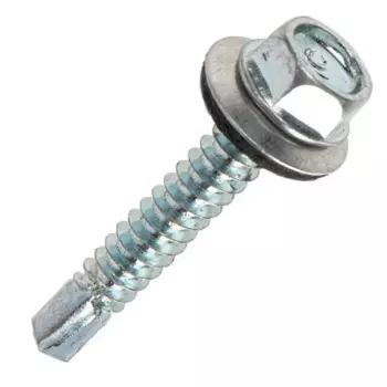 Саморезы кровельные по металлу с пресс-шайбой 6.3x38 6 шт.