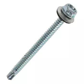 Саморезы кровельные по металлу с пресс-шайбой 6.3x80 4 шт.