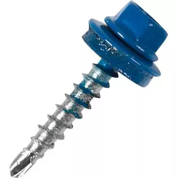 Саморезы кровельные RAL5005 синие 4.8x51, 60 шт.