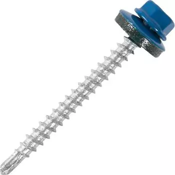 Саморезы кровельные RAL5005 синие 4.8x51 на вес (около 140 шт./кг)