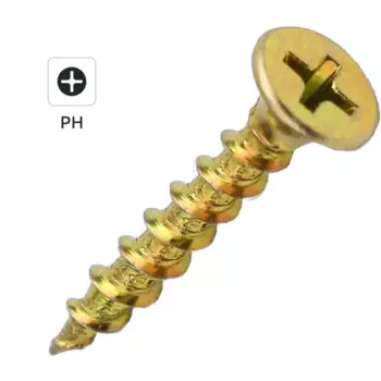 Саморезы по дереву Dilwis потайные острые оцинкованные 3.5x35 мм 1 кг