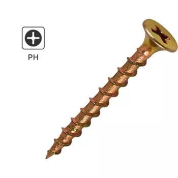 Саморезы по дереву Dilwis потайные острые оцинкованные 3.5x35 мм 1 кг