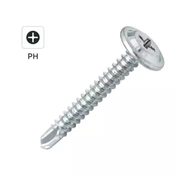 Саморезы по металлу Dilwis с пресс-шайбой со сверлом оцинкованные 4.2x32 мм 1 кг