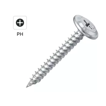 Саморезы по металлу Dilwis с пресс-шайбой острые оцинкованные 4.2x32 мм 1 кг