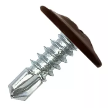 Саморезы по металлу оцинкованные 4.2x13 мм 1000 шт. цвет коричневый