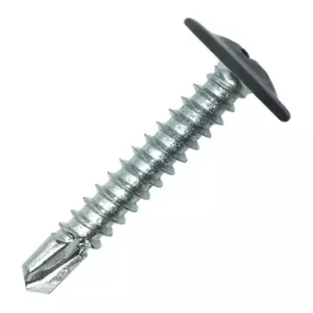 Саморезы по металлу оцинкованные 4.2x25 мм 500 шт. цвет серый