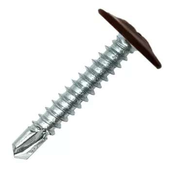 Саморезы по металлу оцинкованные 4.2x25 мм 500 шт. цвет коричневый