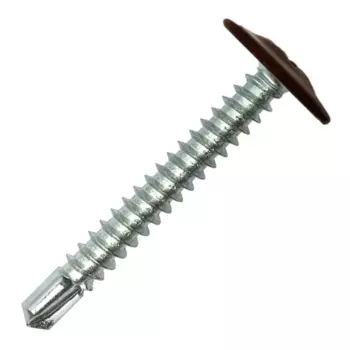 Саморезы по металлу оцинкованные 4.2x32 мм 500 шт. цвет коричневый