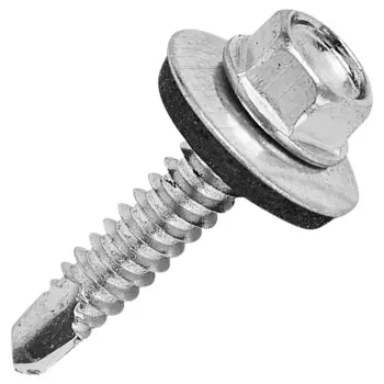 Саморезы кровельные по металлу Dilwis с пресс-шайбой со сверлом 5.5x19 мм 100 шт.