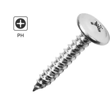 Саморезы по металлу Standers с пресс-шайбой острые оцинкованные 4.2x25 1 кг