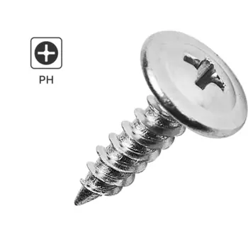 Саморезы по металлу Standers с пресс-шайбой острые оцинкованные 4.2x16 1 кг