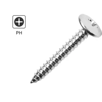 Саморезы по металлу Standers с пресс-шайбой острые оцинкованные 4.2x32 1 кг